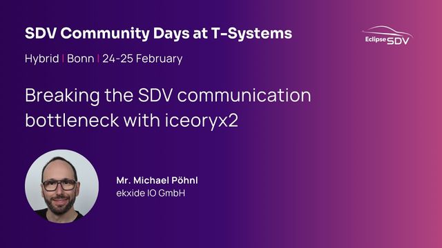 Breaking the SDV communication bottleneck with iceoryx2